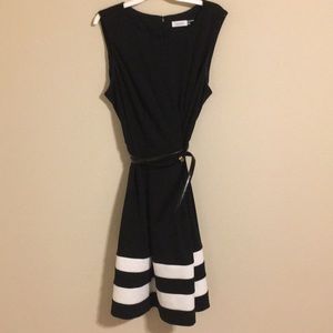 Black and White Calvin Klein Dress